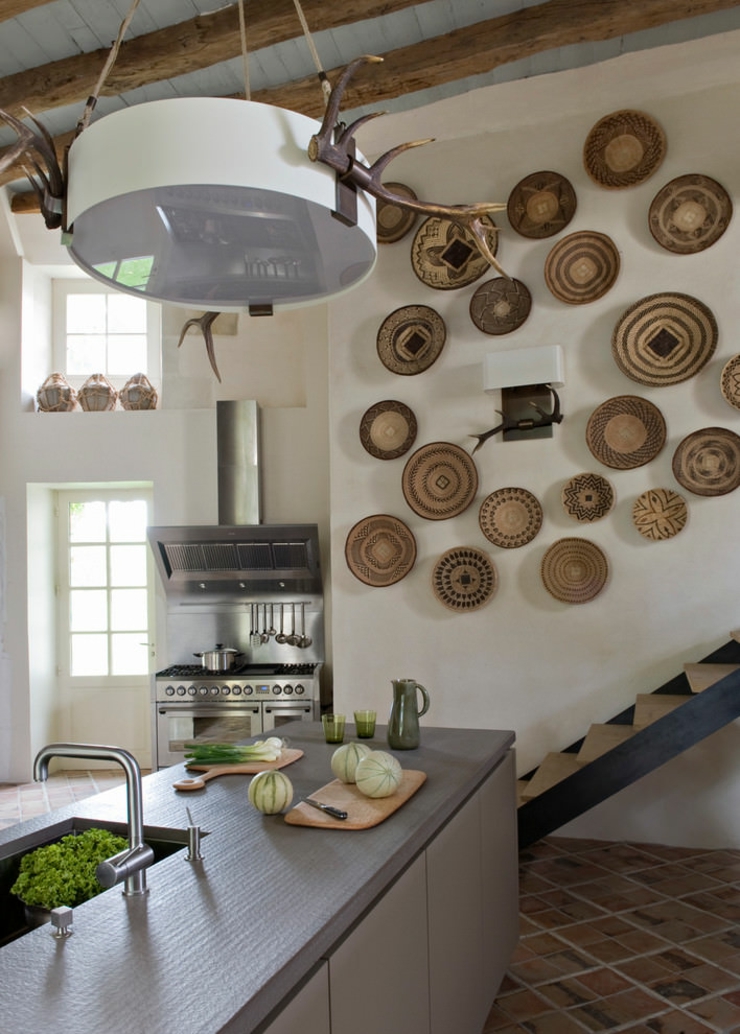 Mélange éclectique de la déco de cette maison de campagne déco rustique maison de vacances landes