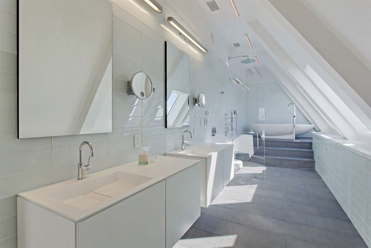 salle de bain blanche prestige et luxe