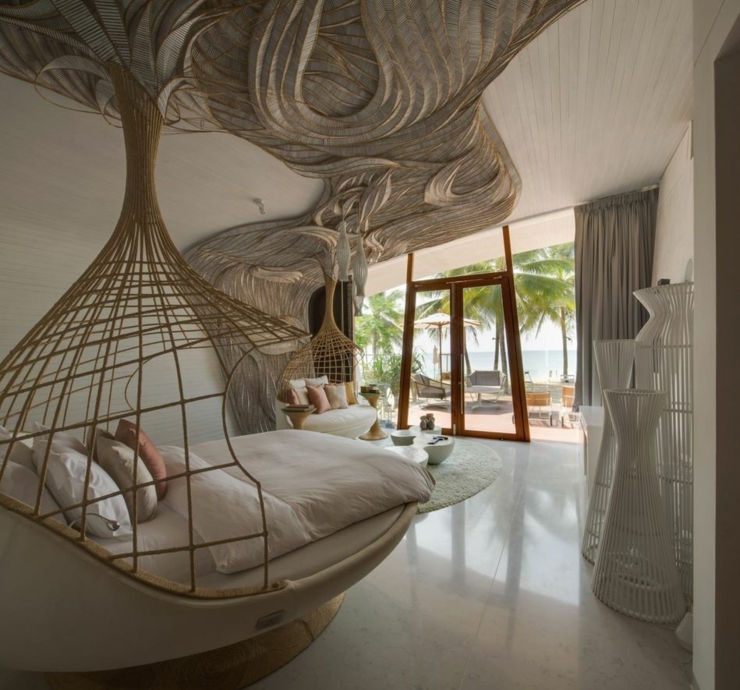 Un design intérieur épuré avec un mobilier artisanal mobilier design luxe villa