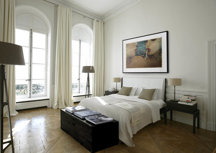 chambre à coucher suite hôtel particulier