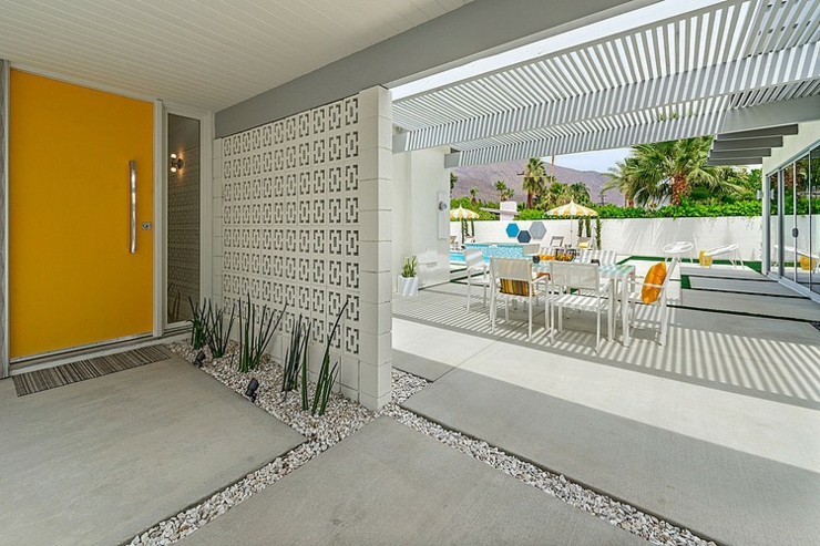 Espaces outdoor et pergola en blanc de cette belle demeure aménagement extérieur pergola terrasse