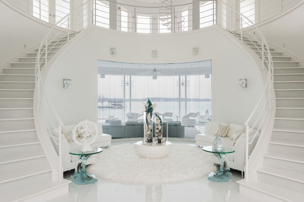 intérieur design luxe en blanc
