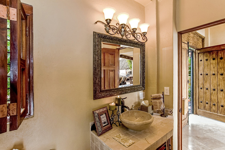Intérieur de luxe au design rustique