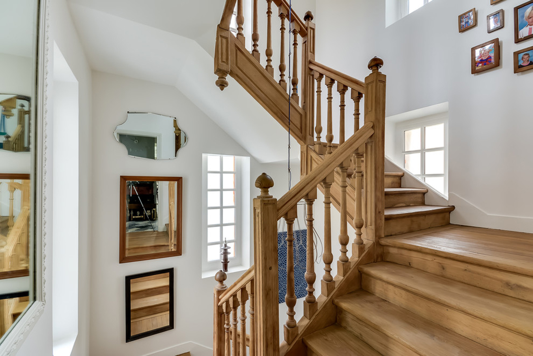 escalier en bois rustique design