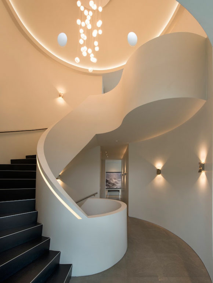 Escalier au design contemporain - une vraie pièce de maître escalier design résidence de luxe