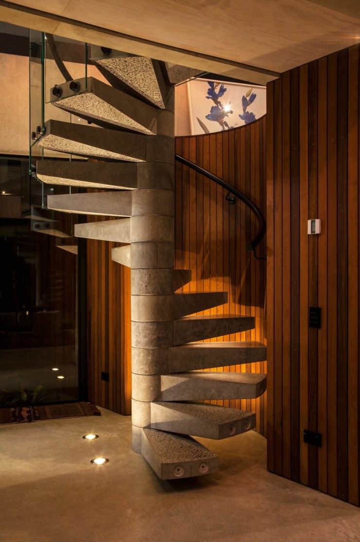 escalier design moderne colimaçon