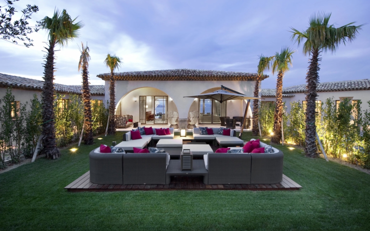 Outdoor terrasse pour un apéritif agréable outdoor living villa de luxe saint tropez france