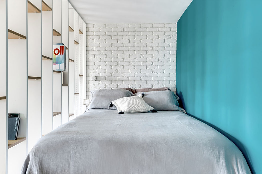 coin sommeil espace lit studio T1