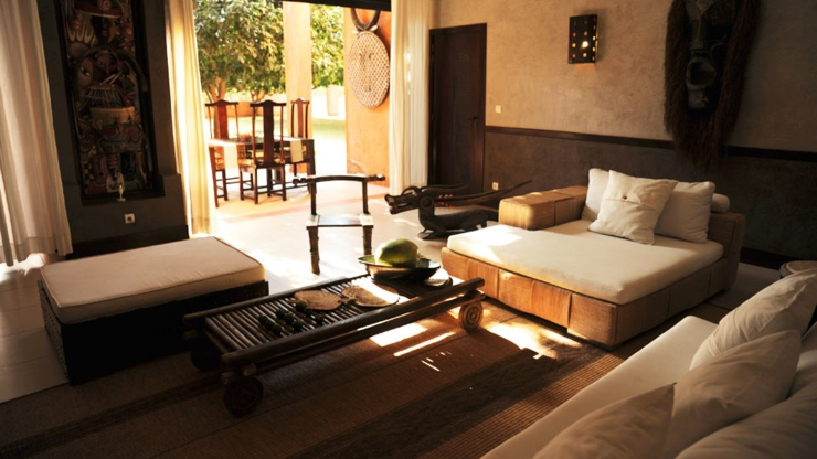 Ambiance exotique en bois exotiques massif grande villa à louer vacances exotiques