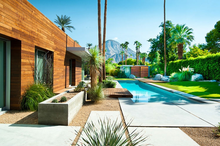 Le jardin de luxe de cette maison de plain-pied jardin de luxe maison prestige américaine