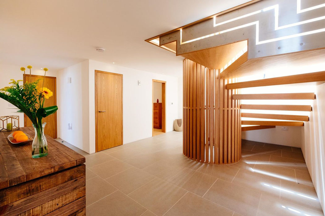 étage espace sommeil belle demeure côtière cornwall