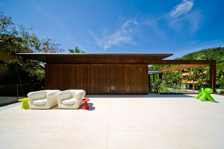 espace outdoor maison contemporaine luxe