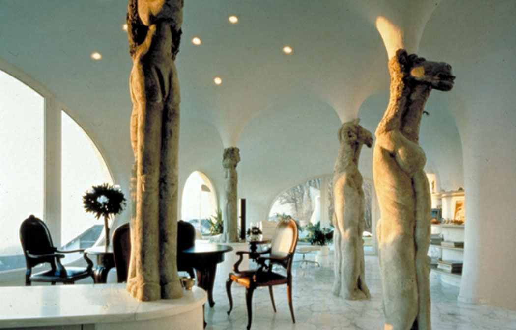 design intérieur futuriste maison écologique originale suisse
