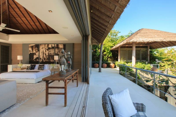 Intérieur et extérieur ne font qu’un villa de vacances exotiques koh samui
