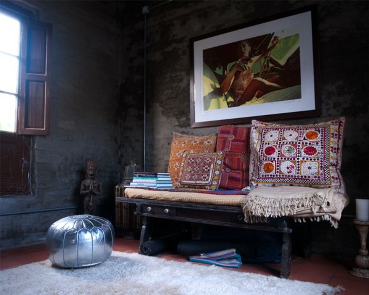 séjour déco boheme demeure de charme