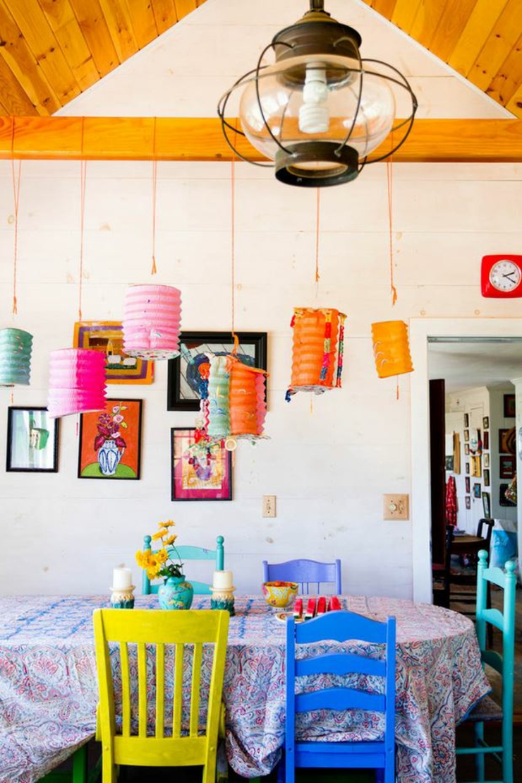 Décoration à faire soi-même afin d’obtenir un effet surprise agréable idées déco originales pour la salle à manger