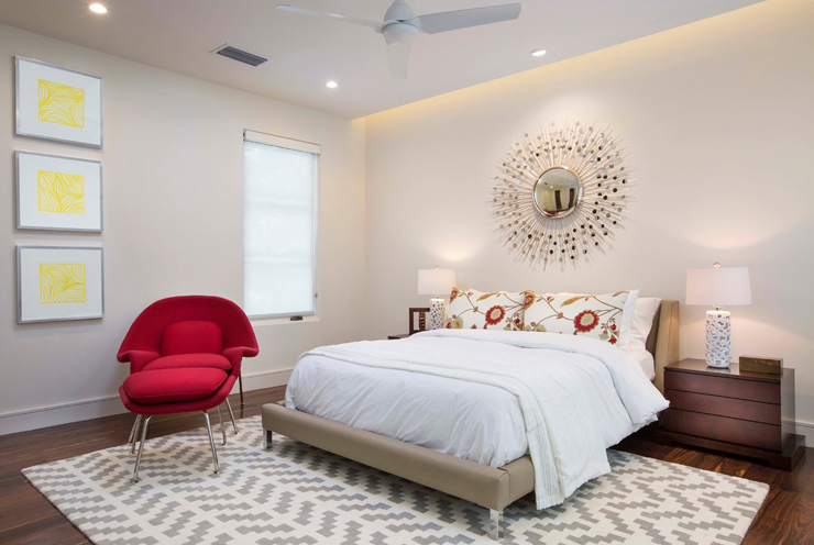 Chambre d'amis design simple minimaliste