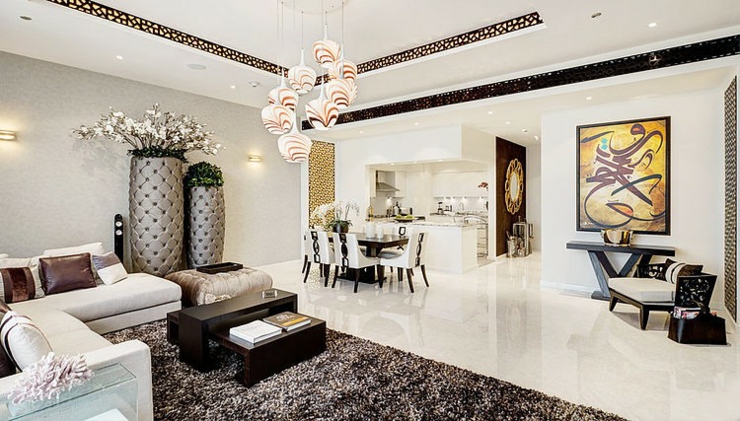 Intérieur design aux influences orientales appartement orientale Dubaï intérieur design