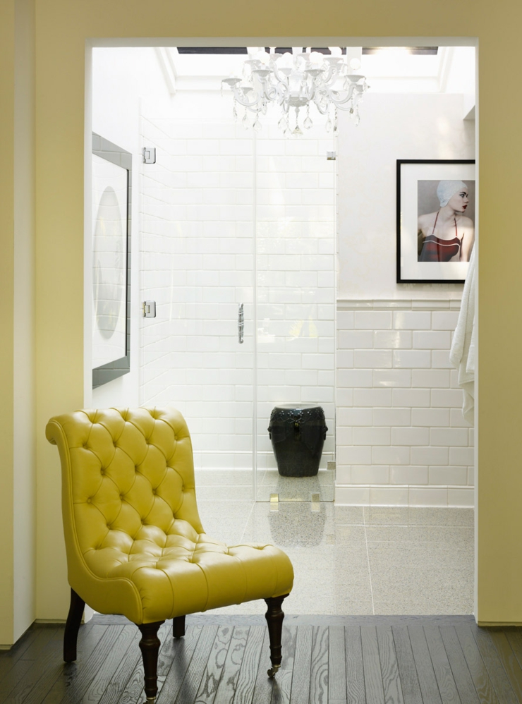 Salle de bains spacieuse et très chic intérieur chic élégant déco
