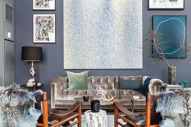Bel appartement aux couleurs tendances et douces déco touches éclectique appartement de luxe