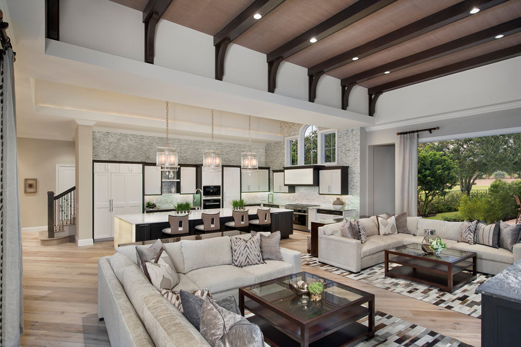 grande pièce de vie principale salon séjour luxe