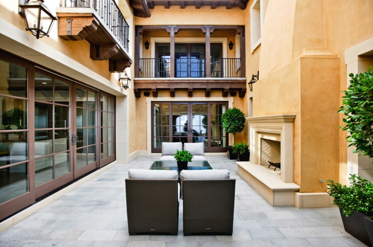 intérieur design patio classe