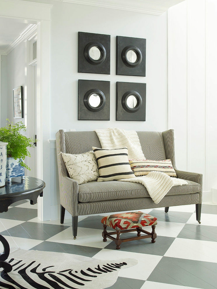 Intérieur design et mobilier éclectique vacances familiales côte californienne