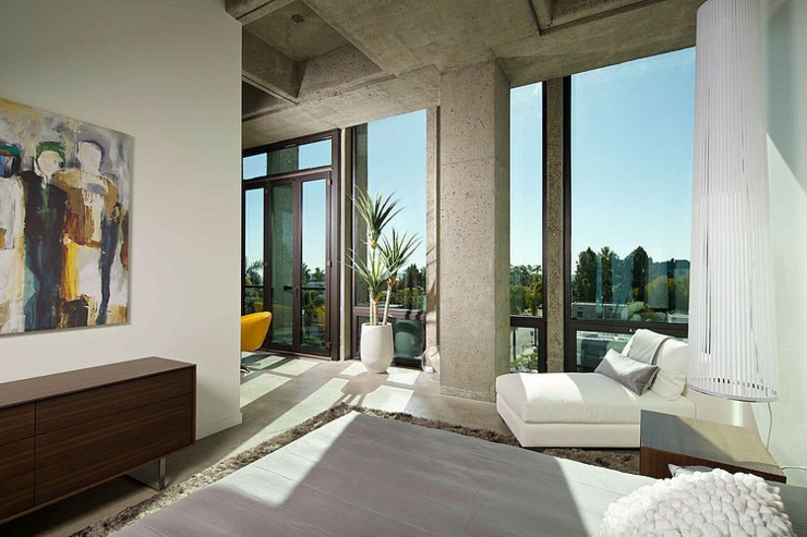 Chambre moderne du loft industriel chambre design loft industriel