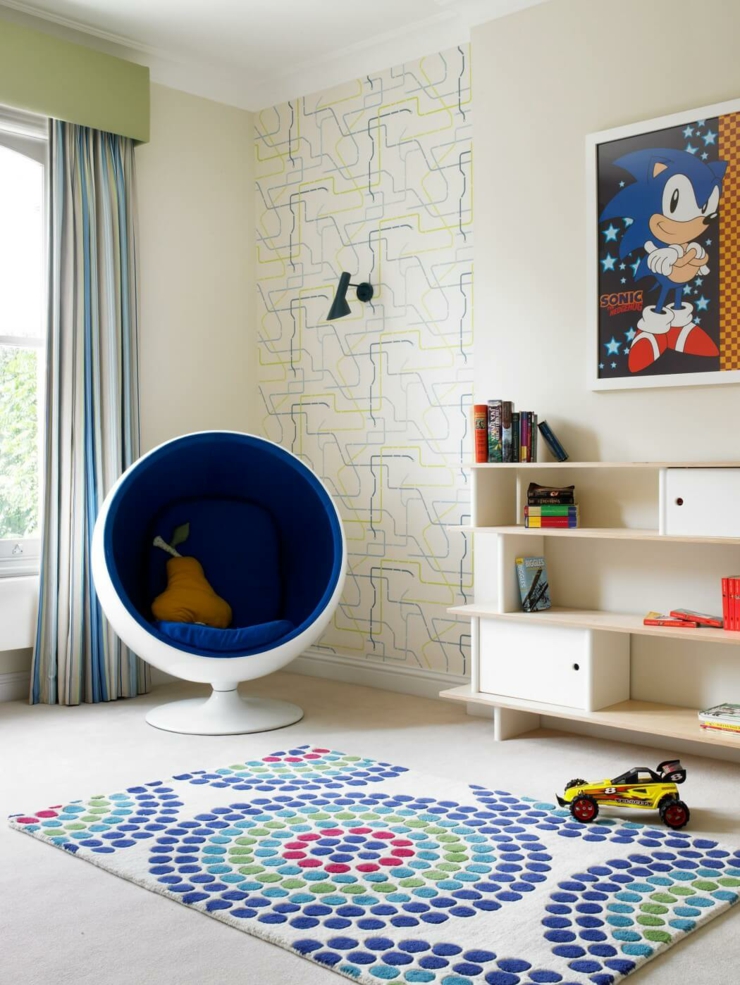 La salle de jeux à l’attention des enfants avec un intérieur coloré salle de jeux enfants déco