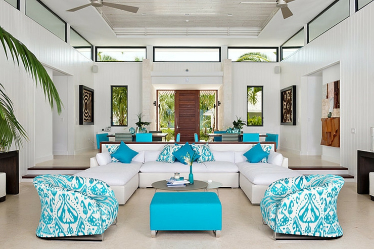 séjour villa de vacances luxueuse