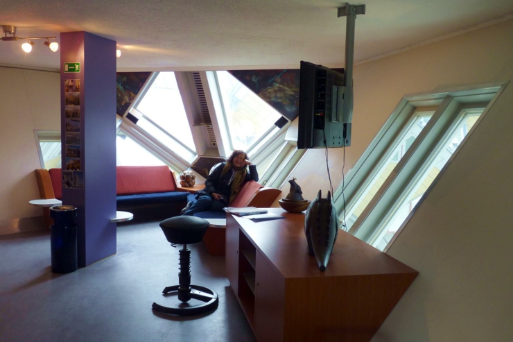 L’intérieur originalement agencé digne d’une maison d’architecte intérieur original agencement unique