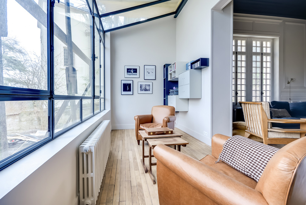 balcon vitré maison refaite