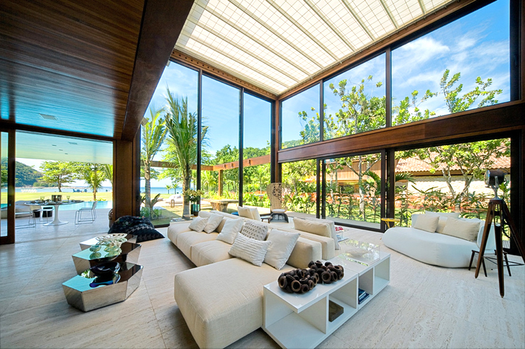 séjour lumineux mobilier de luxe design
