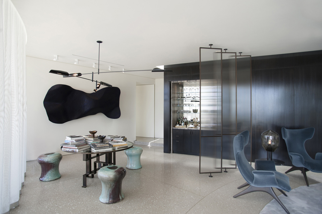 pièce de vie principale maison d'architecte