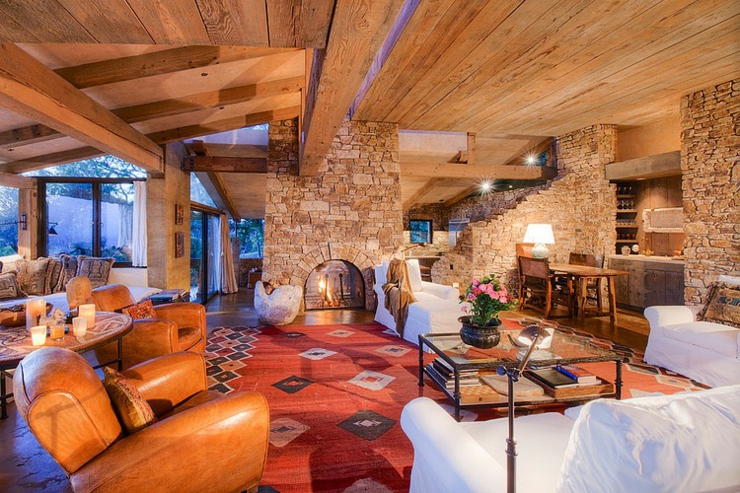 demeure de prestige intérieur rustique