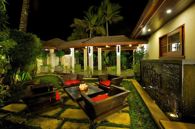 patio villa de luxe vacances hawaii 