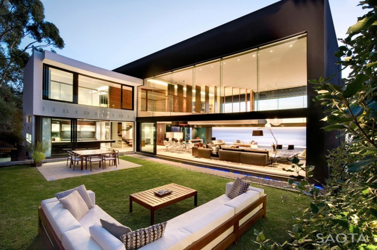 Espace outdoor de cette belle demeure prestigieuse belle demeure résidence de grand standing luxe
