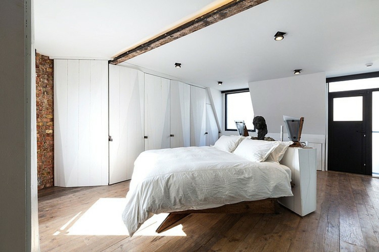 chambre moderne style industriel