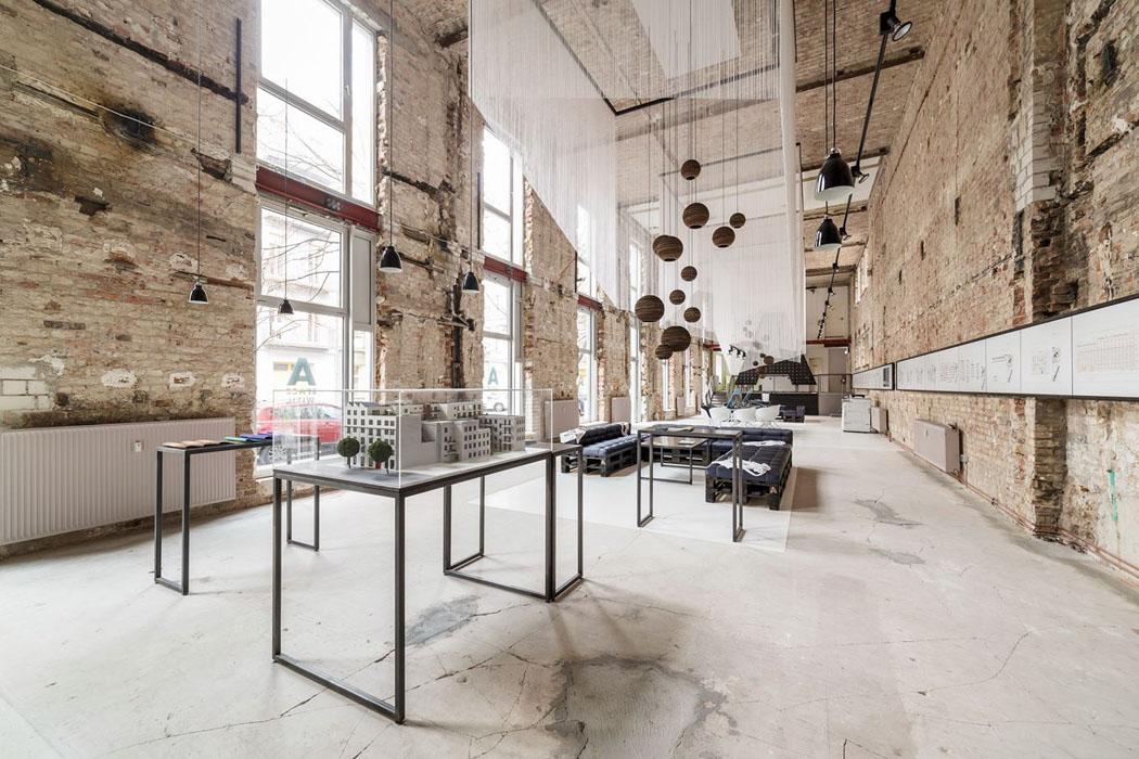 Appartement témoin rappelant volontairement les traits d’un loft contemporain appartement de ville design luxueux