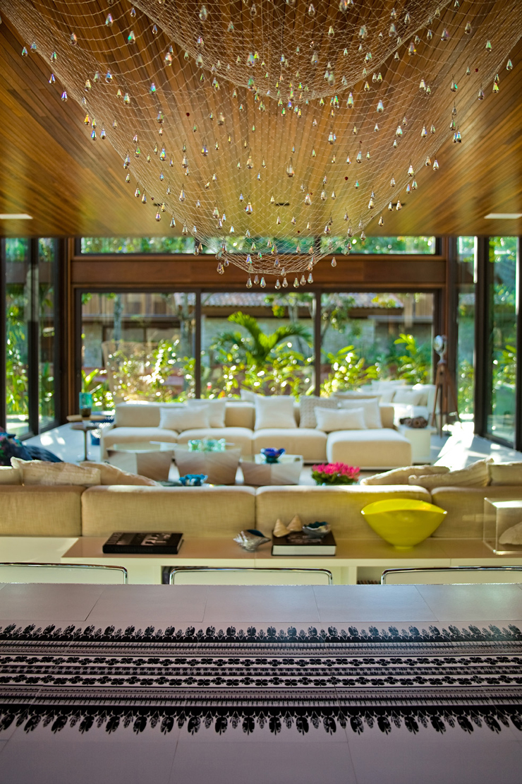 intérieur maison contemporaine sur la côte
