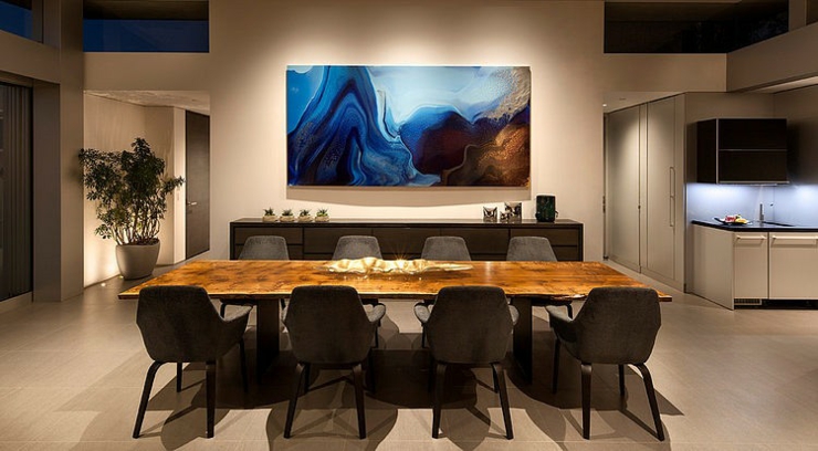Intérieur de luxe de cette maison avec vue sur la mer maison de vacances prestige laguna beach