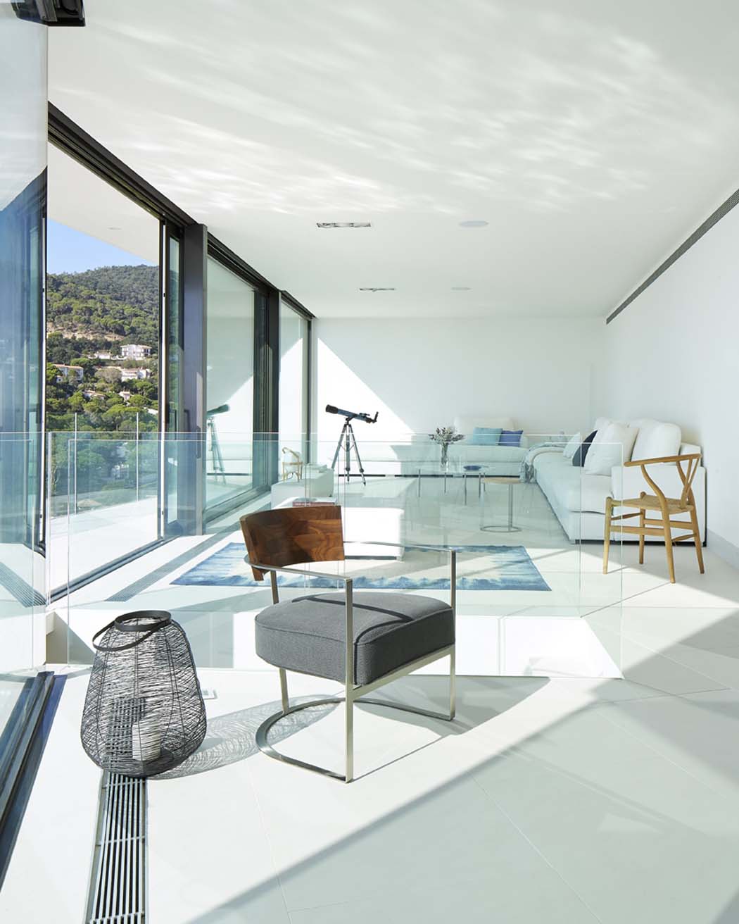 intérieur lumineux claire séjour moderne luxe