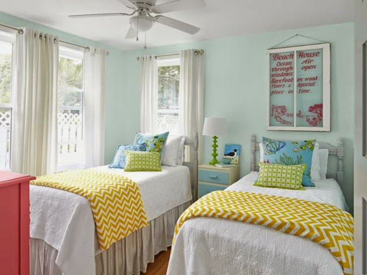 La chambre des enfants, décorée toujours dans le style retro chambre des enfants villa de mer