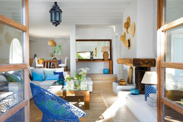 séjour maison de charme ibiza rustique