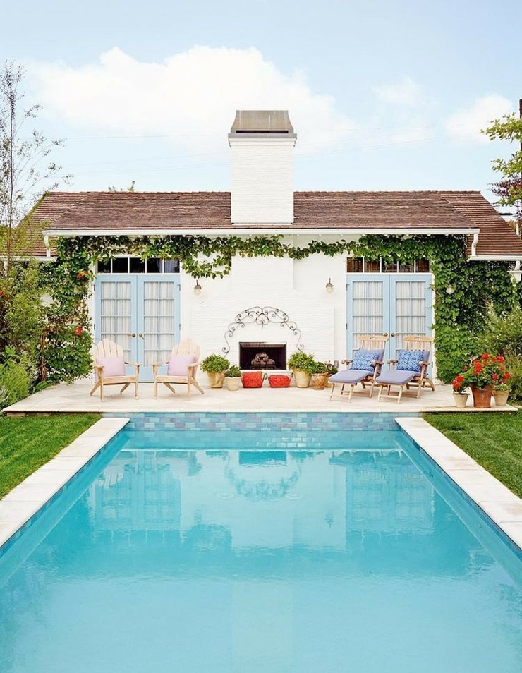 cottage villa de vacances retro californie