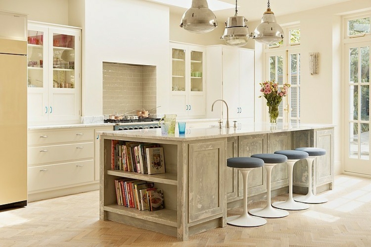 Cuisine rustique et moderne de cette maison design maison citadine londres moderne