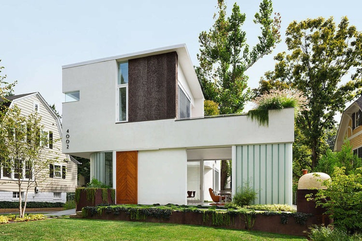 inspiration verte pour maison de ville écologique