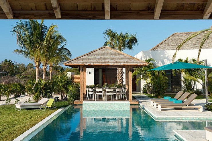 piscine de luxe exotique