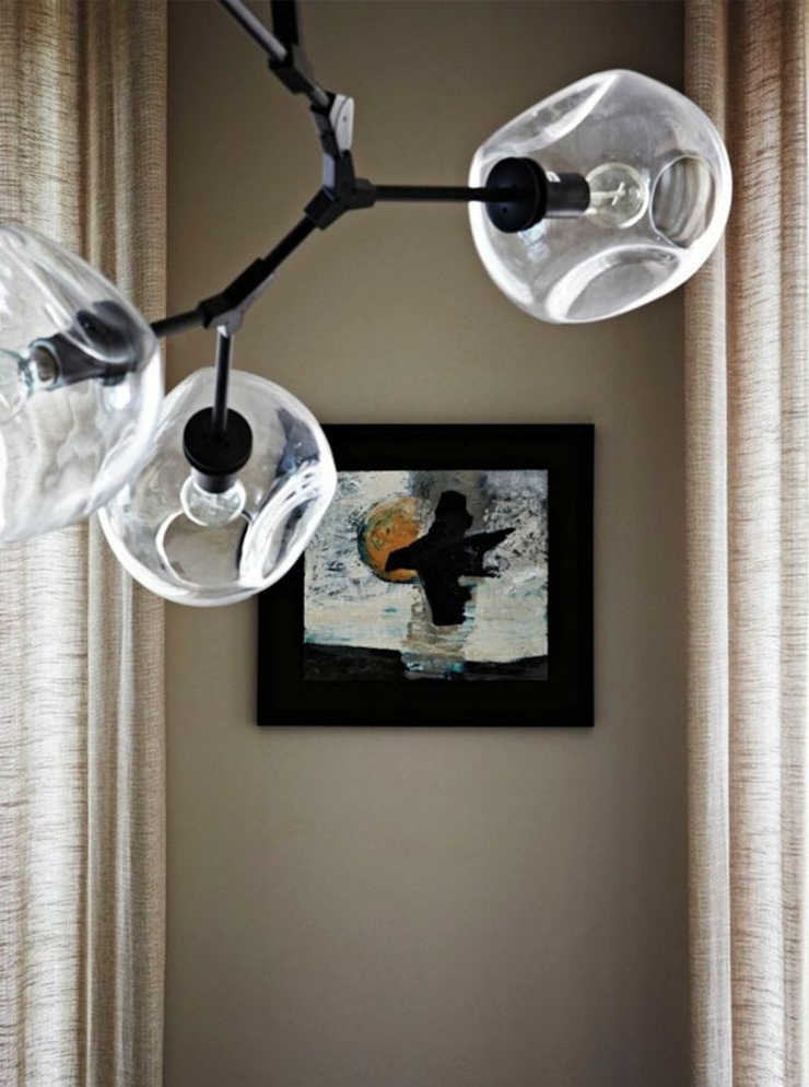 Les détails de cette maison moderne de ville intérieur déco design minimaliste original