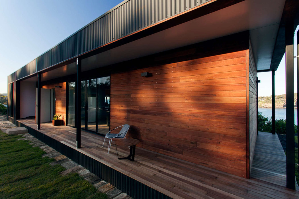 maison modulaire en bois chemin de propreté